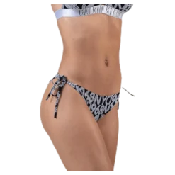 Cheeky String Side Tie Bikini-Pr Black