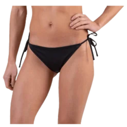 Cheeky String Side Tie Bikini Black