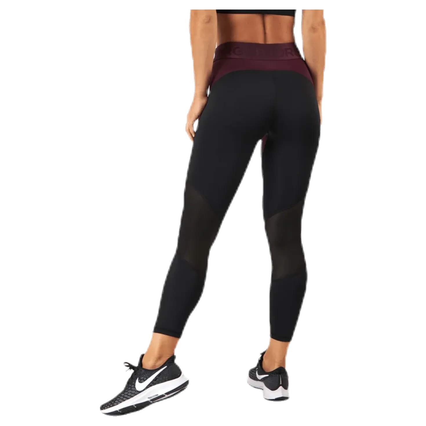 Chia Blocked Tights Red