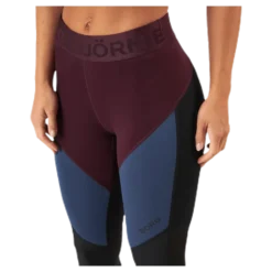 Chia Blocked Tights Red
