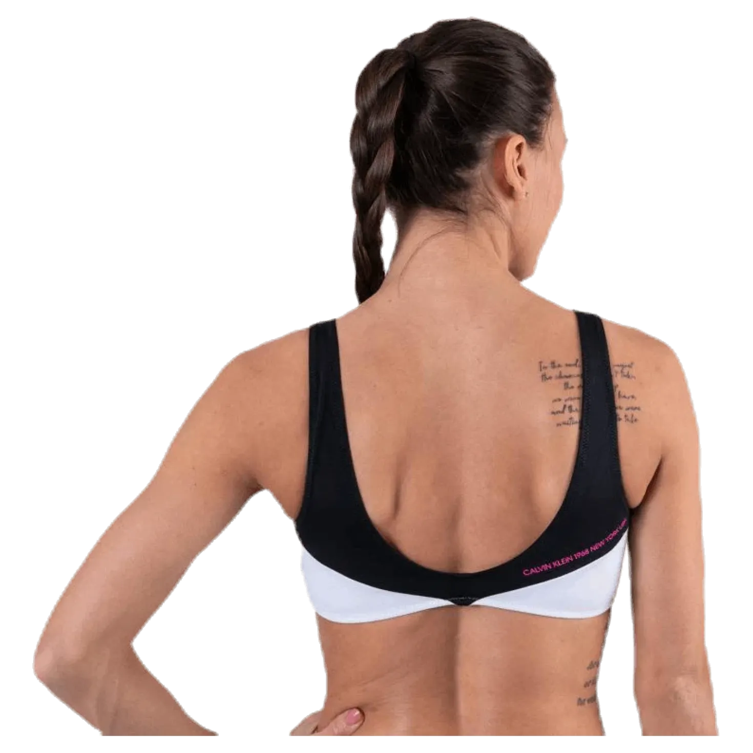 Ck Blocking Bralette Black