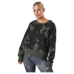 Clara Crewneck Cinder Tie Dye