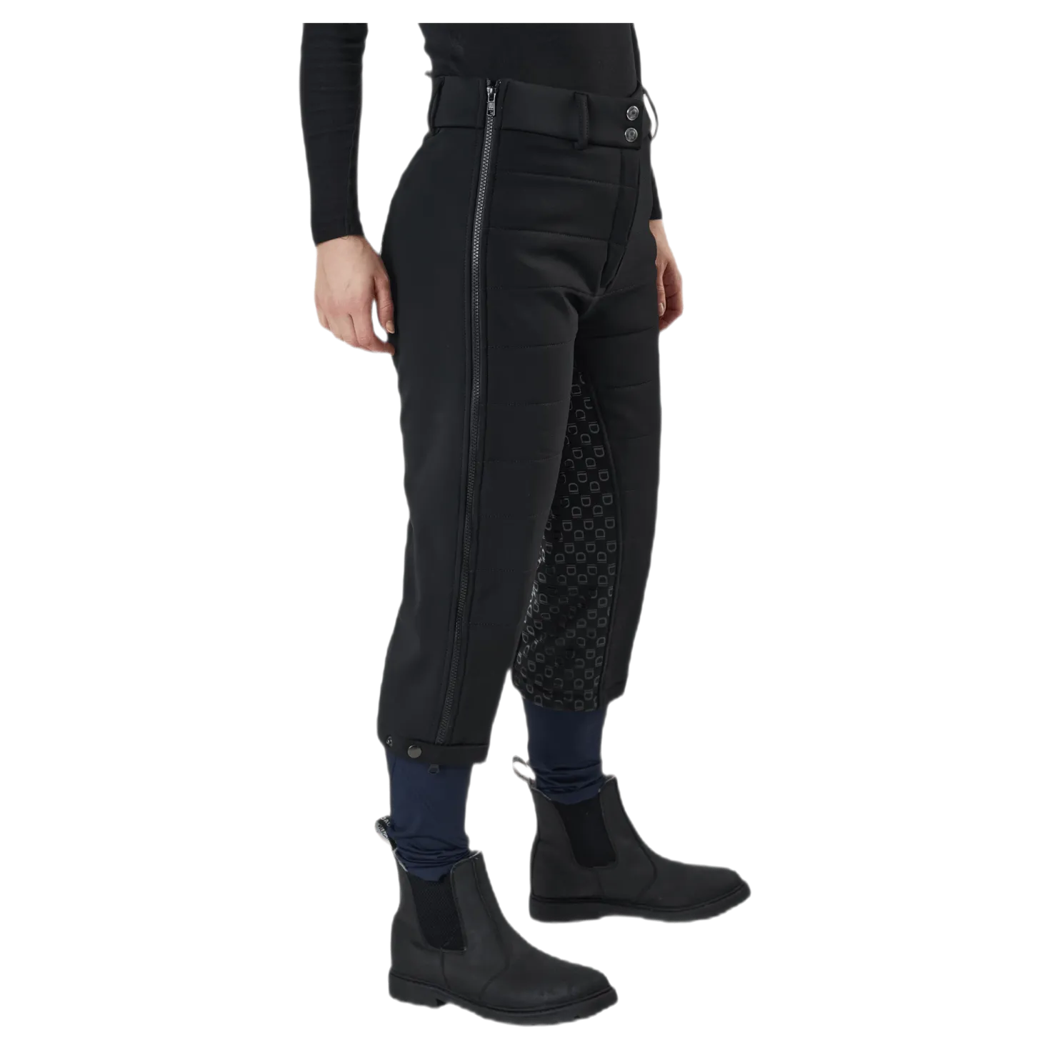 Clash II F/G Padded Breeches Black