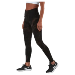 Classic Printed 7/8 Tights Brown/Black