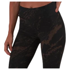 Classic Printed 7/8 Tights Brown/Black