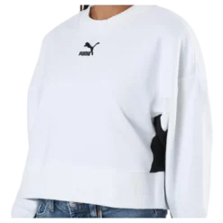 Classics Cropped Crew White