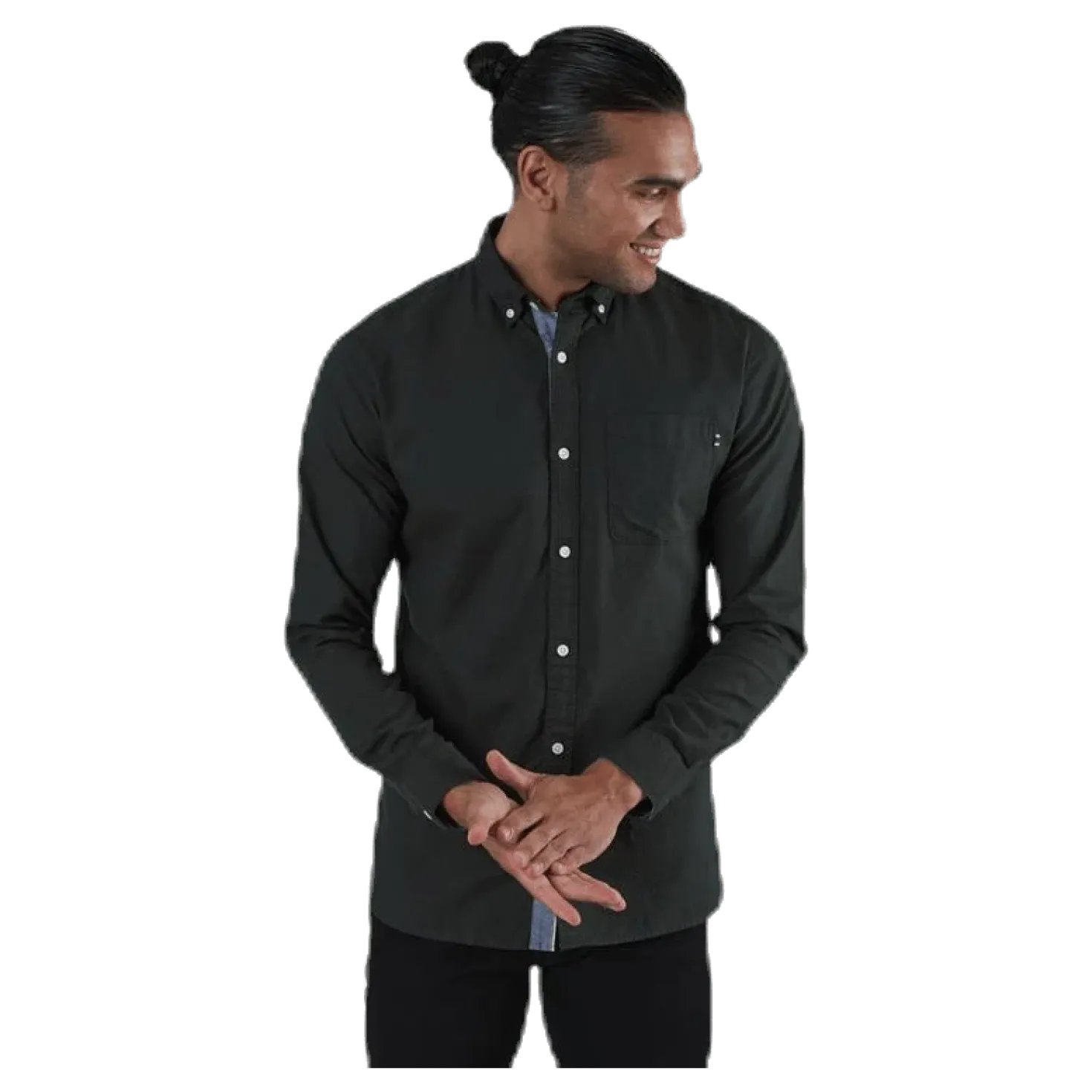Classic Soft Oxford Shirt L/S Black