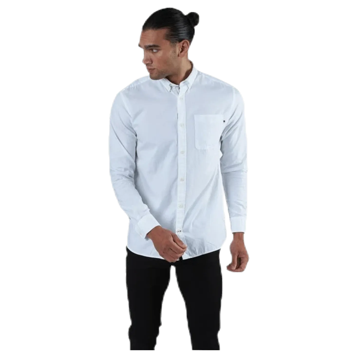 Classic Soft Oxford Shirt L/S White