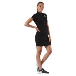 Classics Ribbed Tight Ss Dress Black