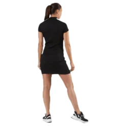 Classics Ribbed Tight Ss Dress Black