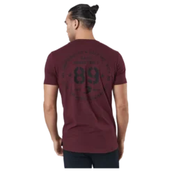 89 Classic Tap Tee Maroon