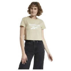 Cl F Big Logo Tee Beige