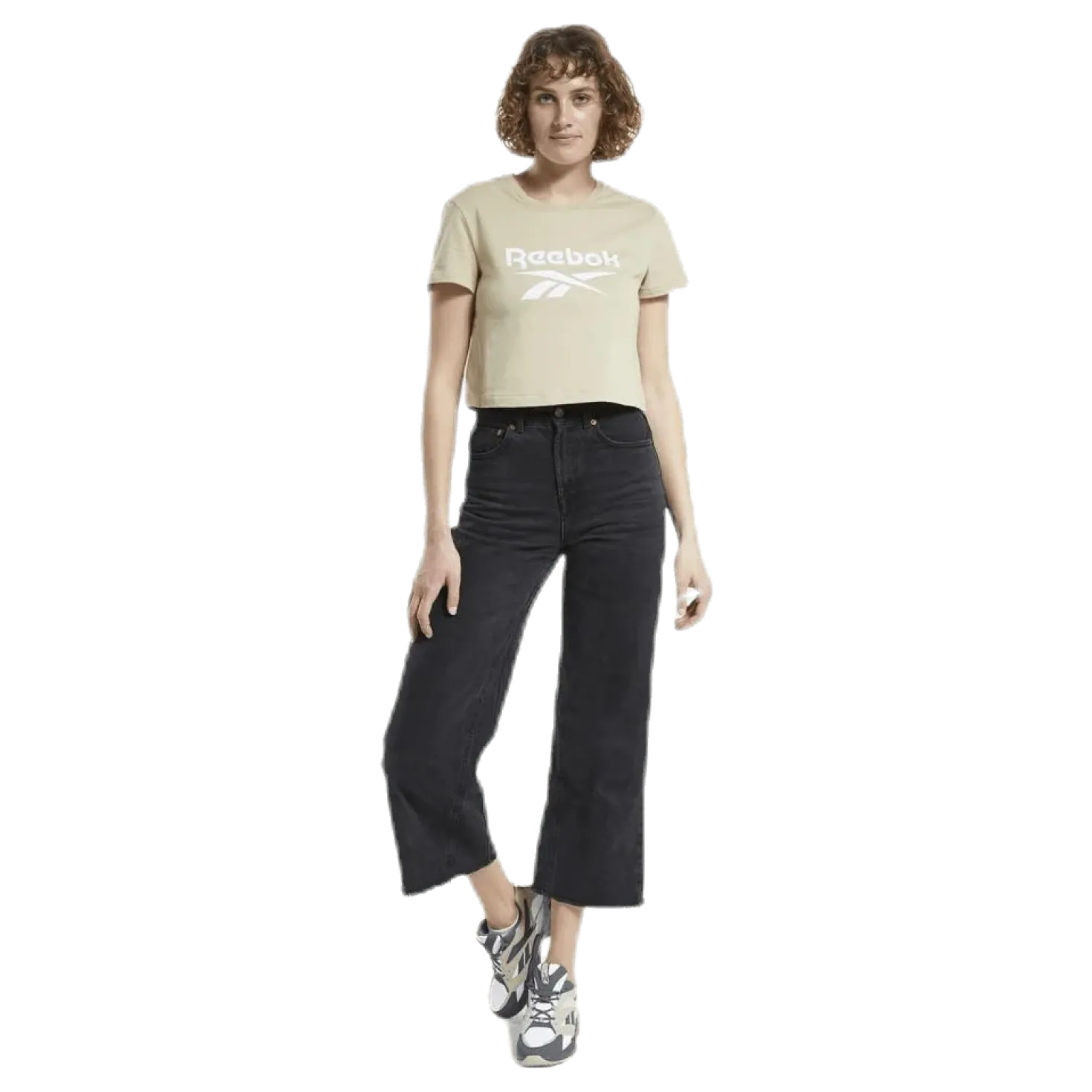 Cl F Big Logo Tee Beige