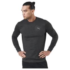 Cloudspun Crewneck Puma Black Heather