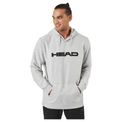 Club Byron Hoodie Men Grey Melange