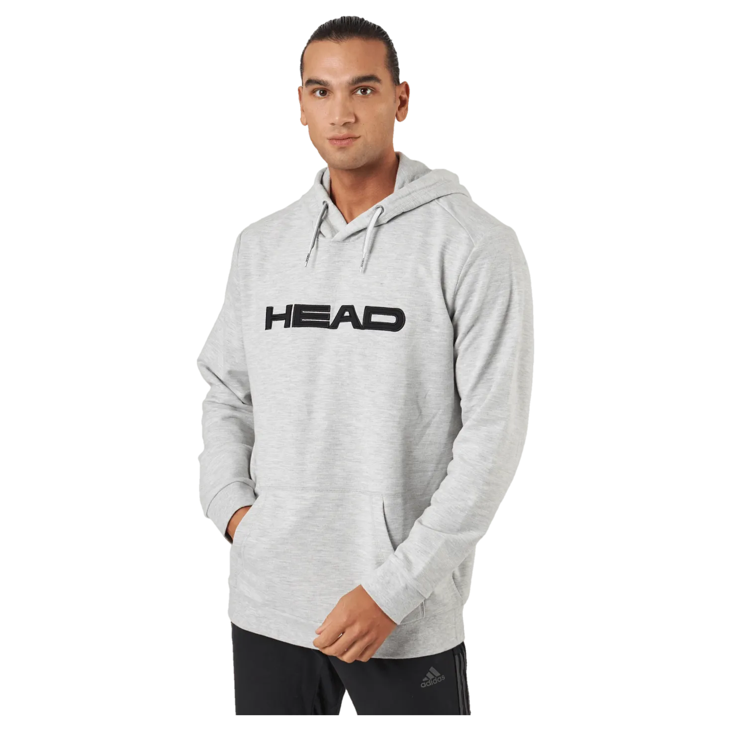 Club Byron Hoodie Men Grey Melange