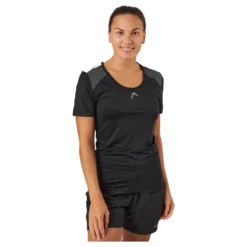 Club 22 Tech T-shirt Women Black