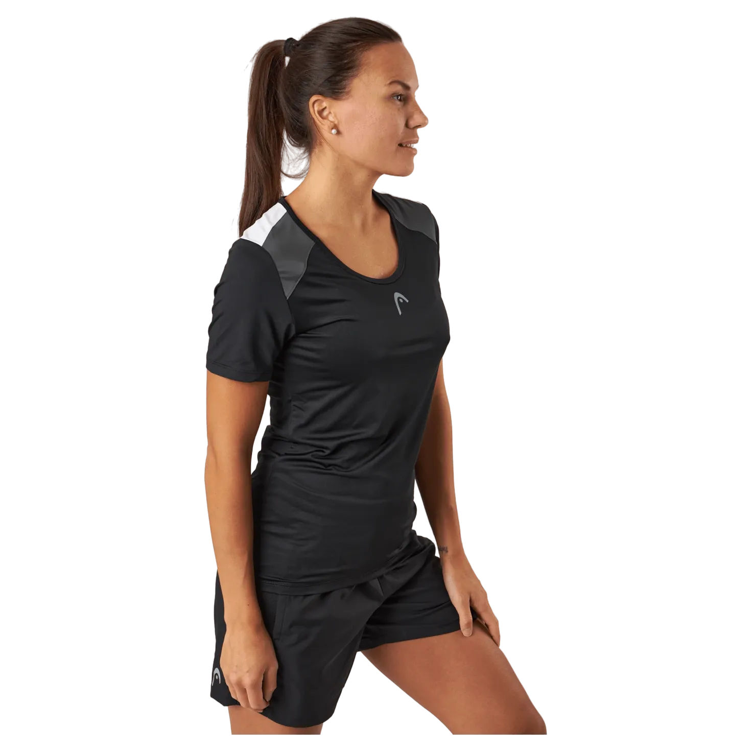 Club 22 Tech T-shirt Women Black