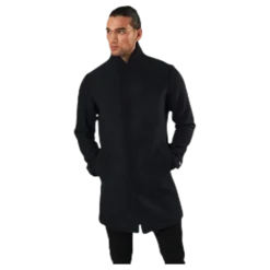 Collum Wool Coat Blue