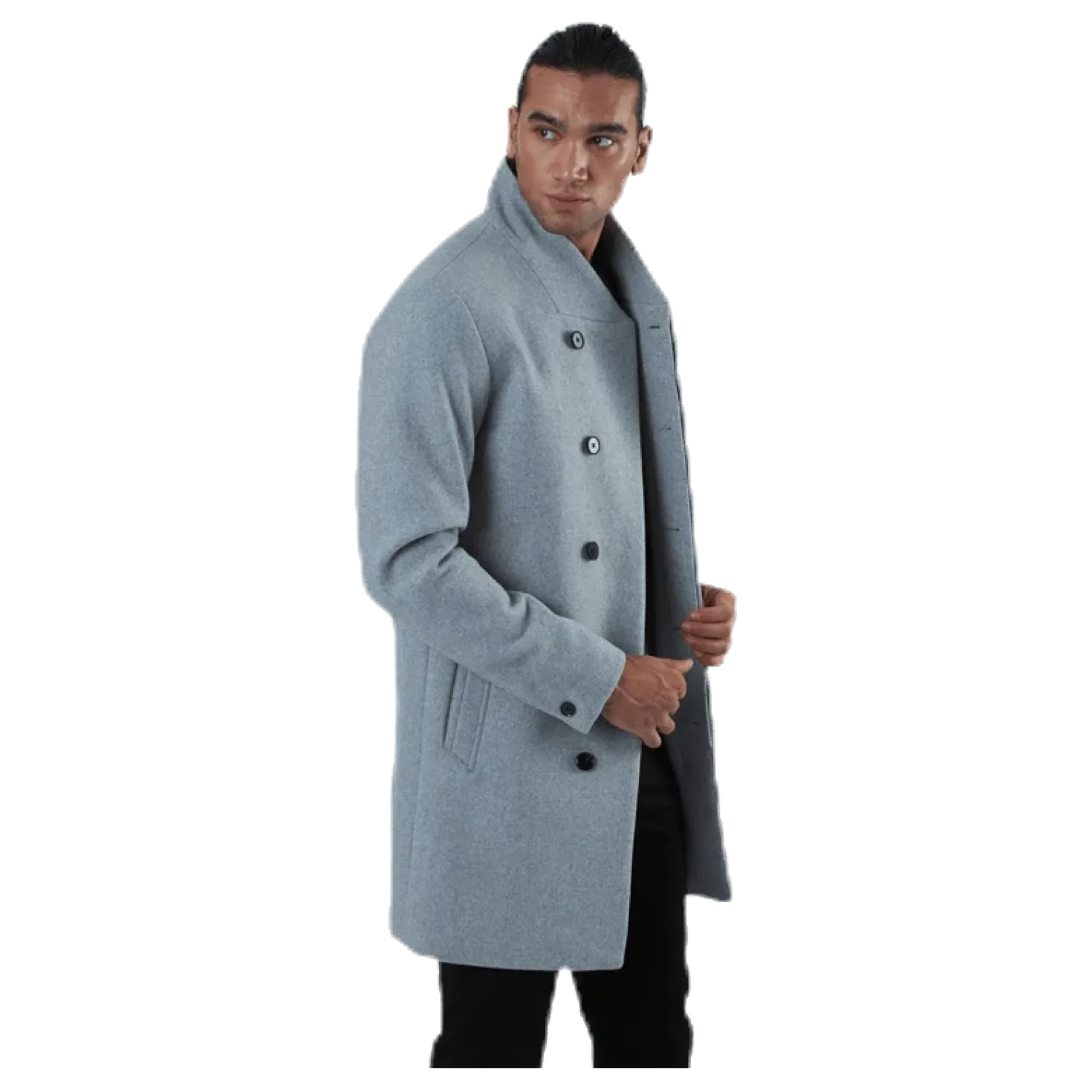 Collum Wool Coat Grey