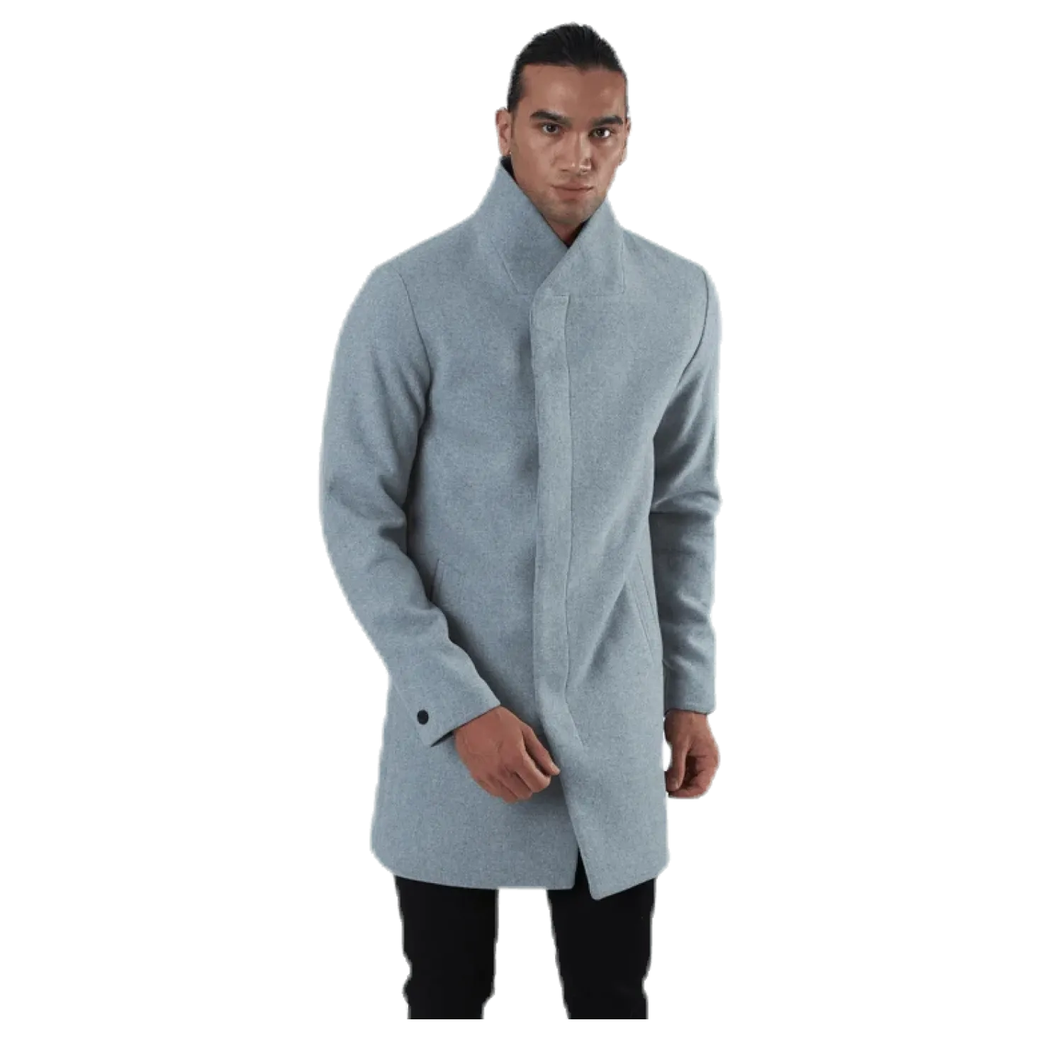 Collum Wool Coat Grey