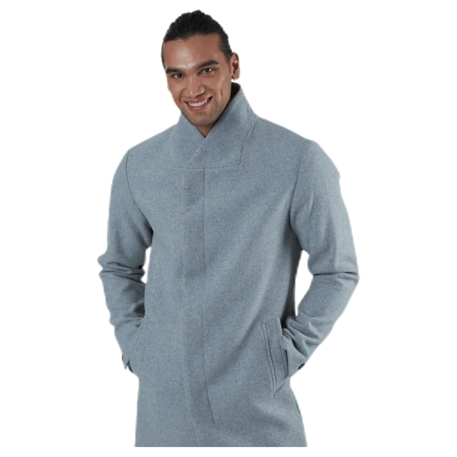 Collum Wool Coat Grey