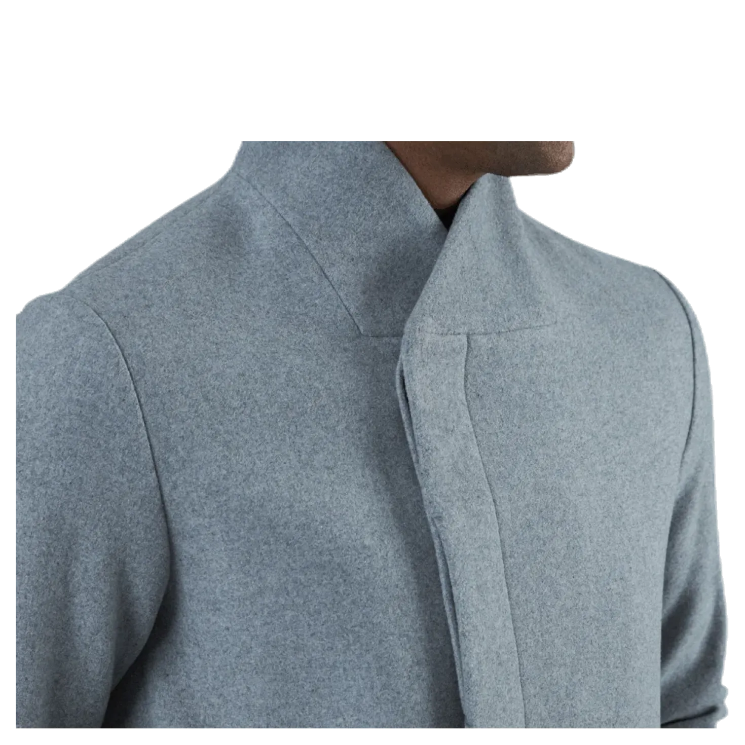 Collum Wool Coat Grey