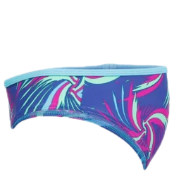 Colour Melt Allover Crop 2 Piece Blue