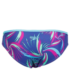 Colour Melt Allover Crop 2 Piece Blue