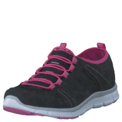 435-2311 Comfort Sock Black/Fuchsia