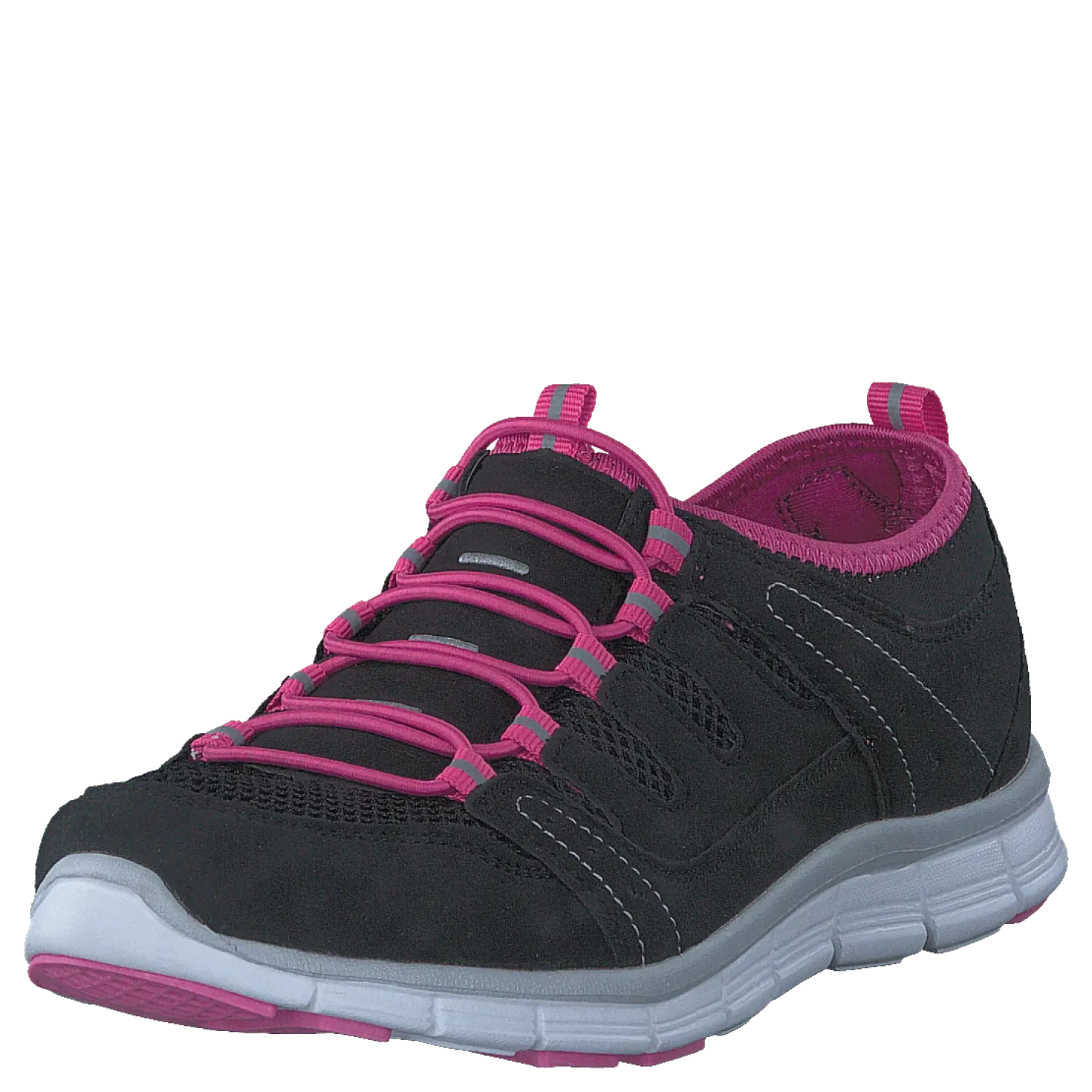 435-2311 Comfort Sock Black/Fuchsia