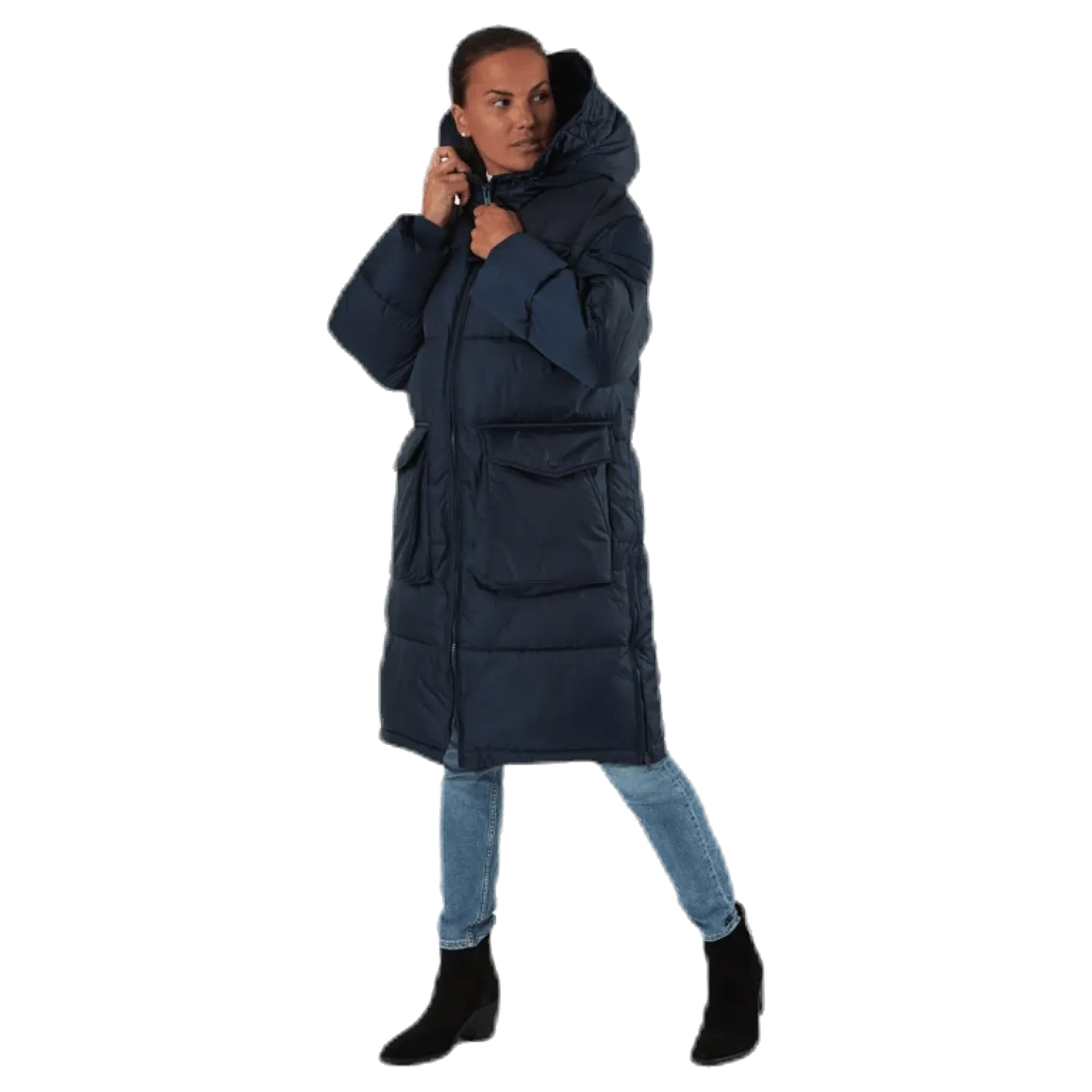 Comfy Puffer Coat Blue