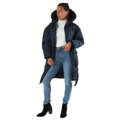 Comfy Puffer Coat Blue