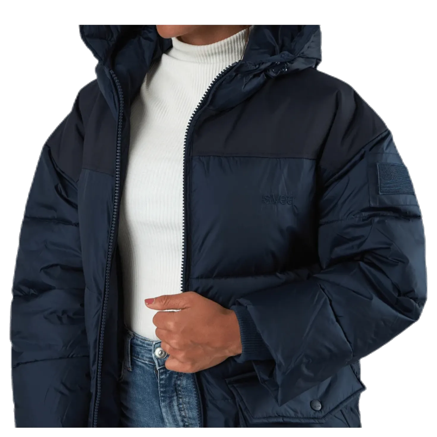 Comfy Puffer Coat Blue