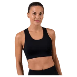 Compression Sports Bra C/D Black