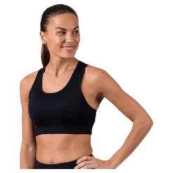 Compression Sports Bra C/D Black