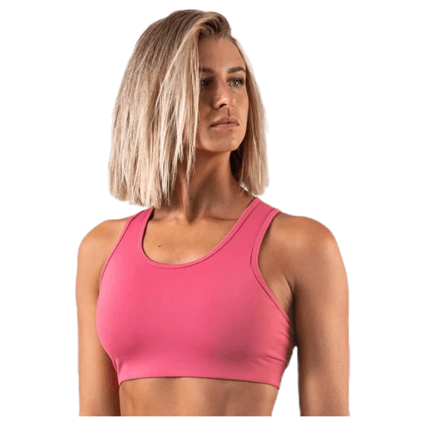 Compression Sports Bra C/D Pink