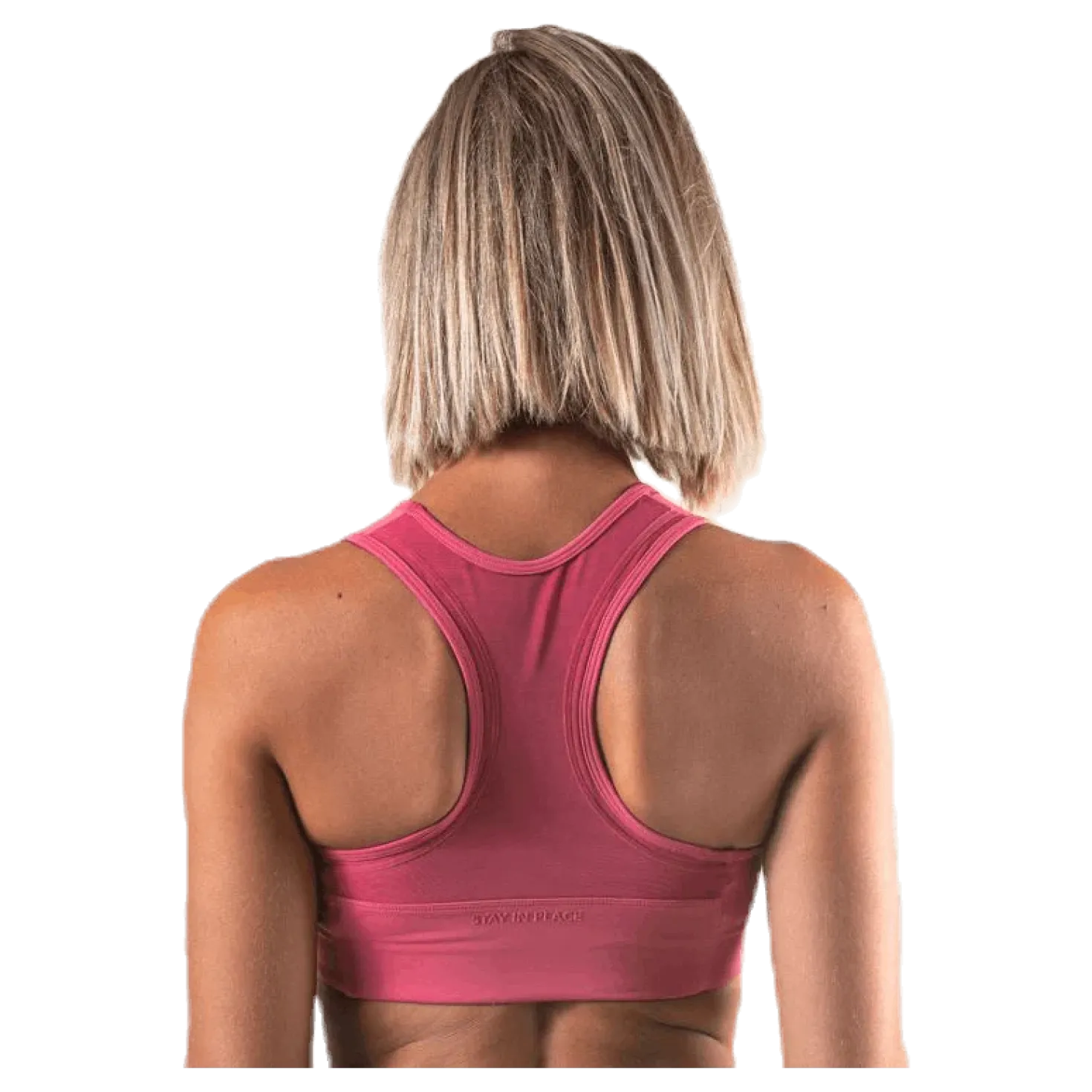 Compression Sports Bra C/D Pink