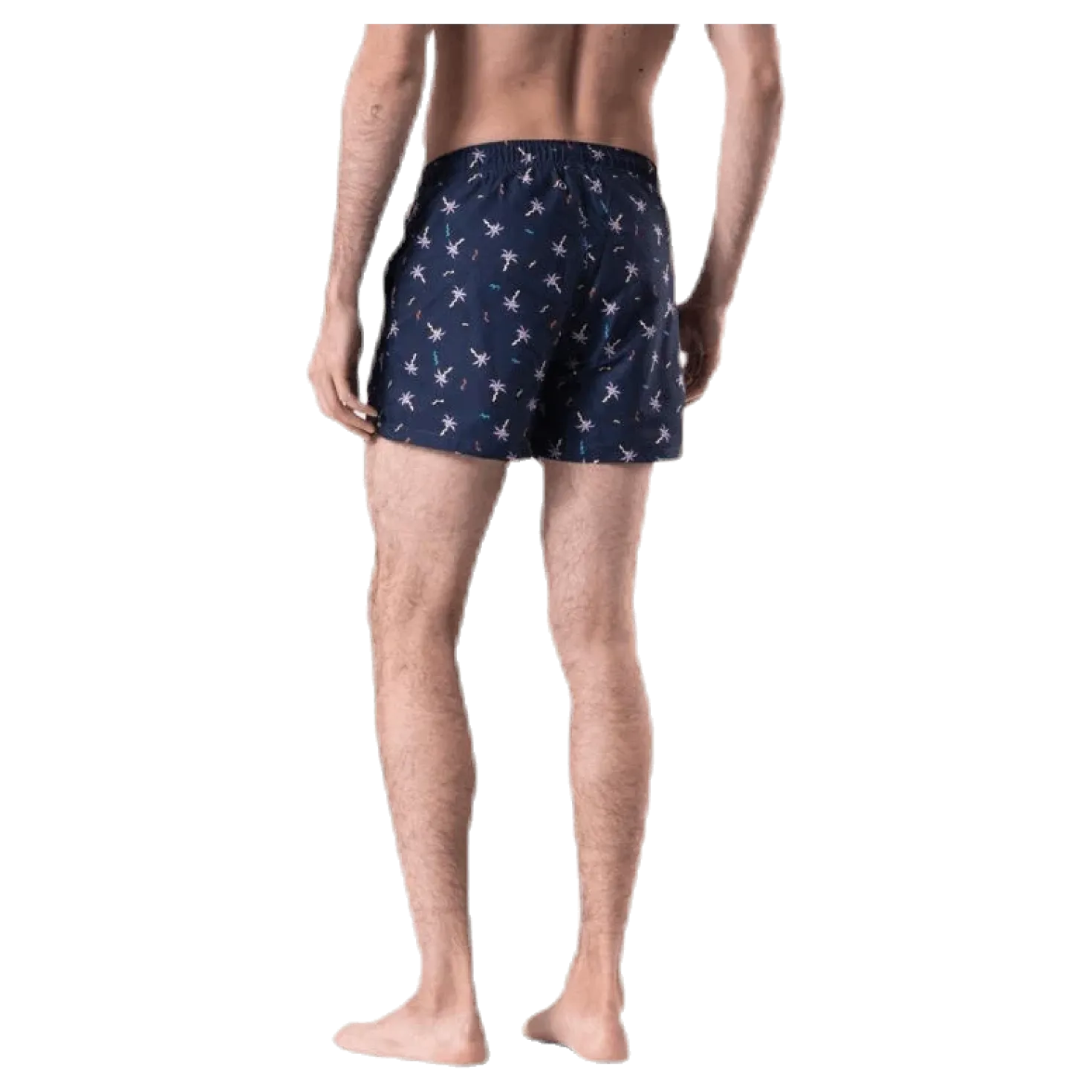 Confetti Palm Swim Shorts Blue