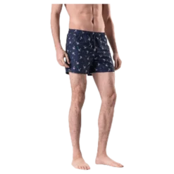 Confetti Palm Swim Shorts Blue