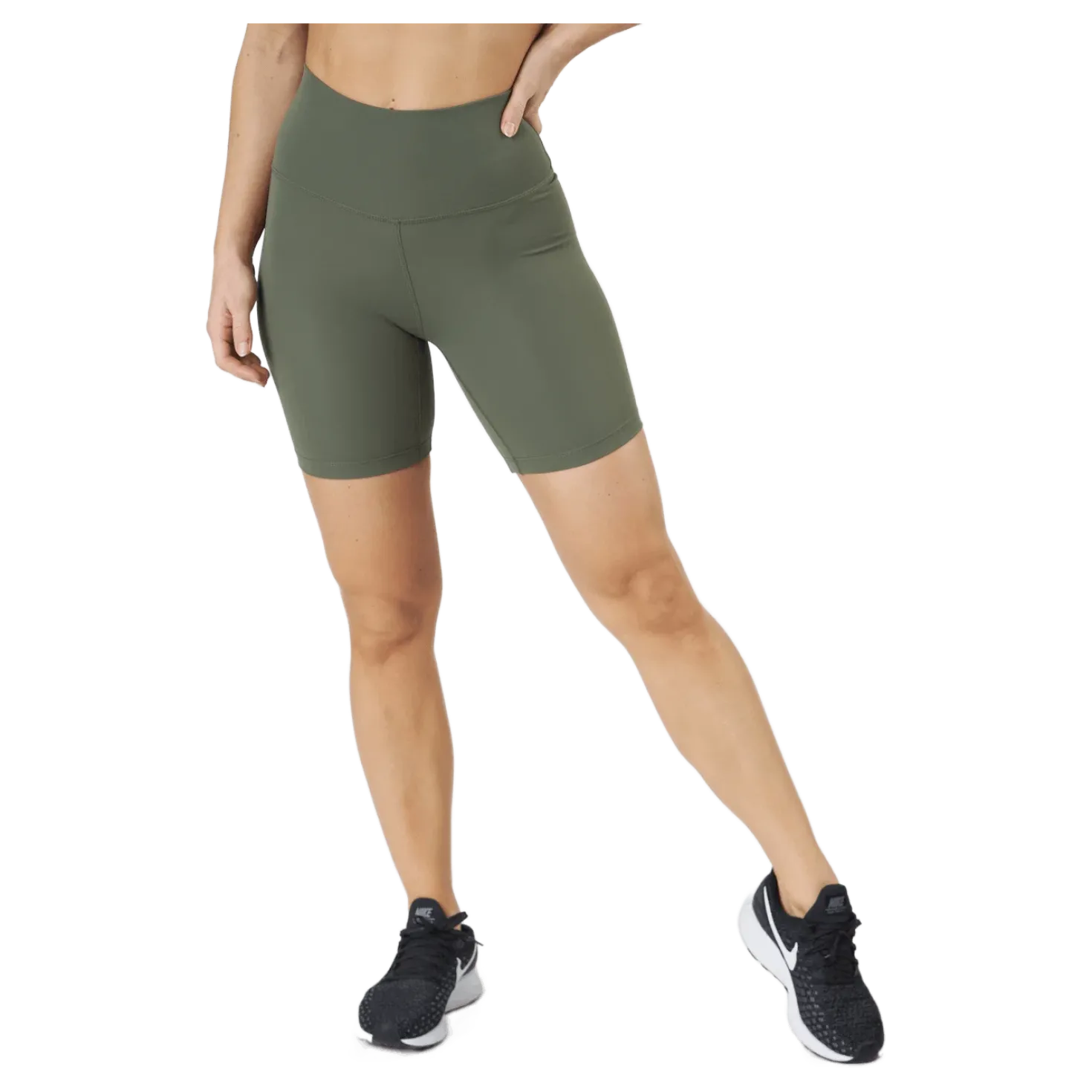 Core Biker Shorts Washed Green