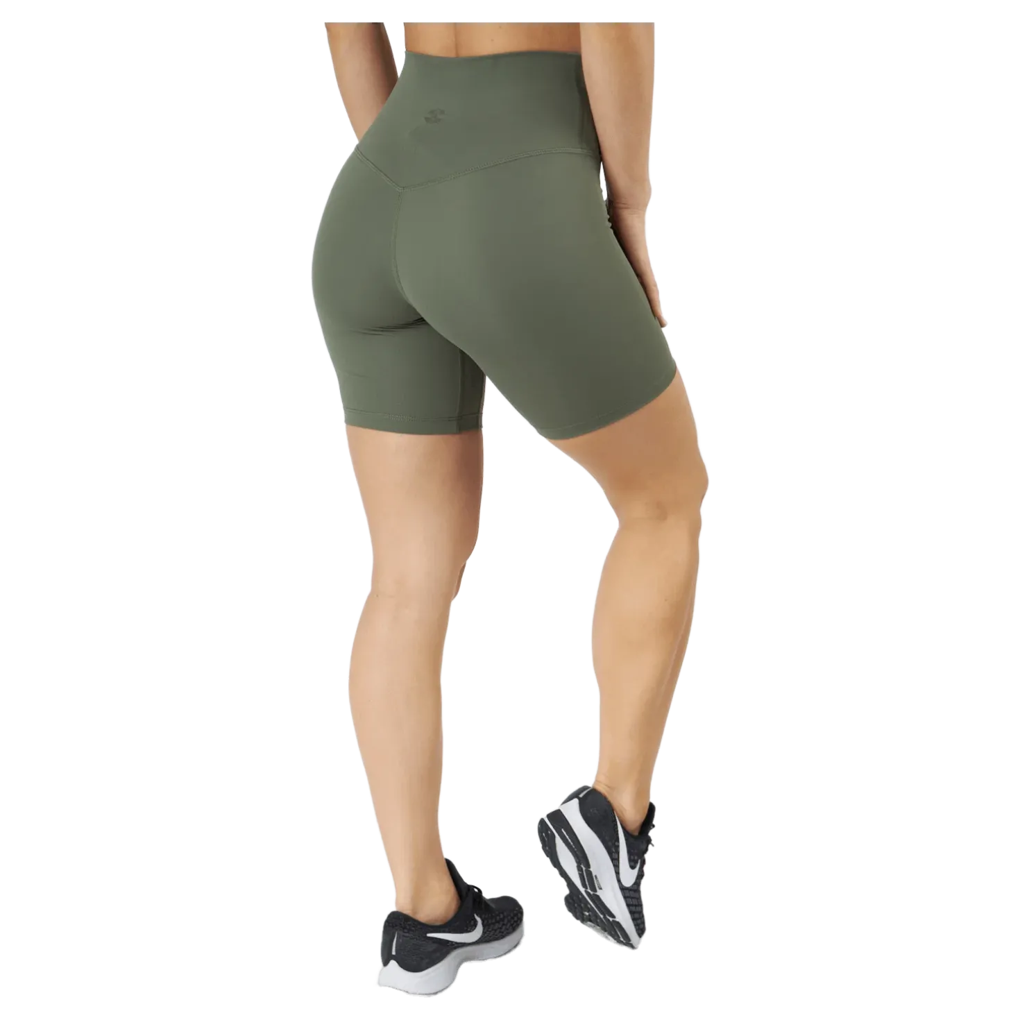 Core Biker Shorts Washed Green