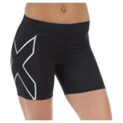Core Compression 5" Shorts W Black/Silver
