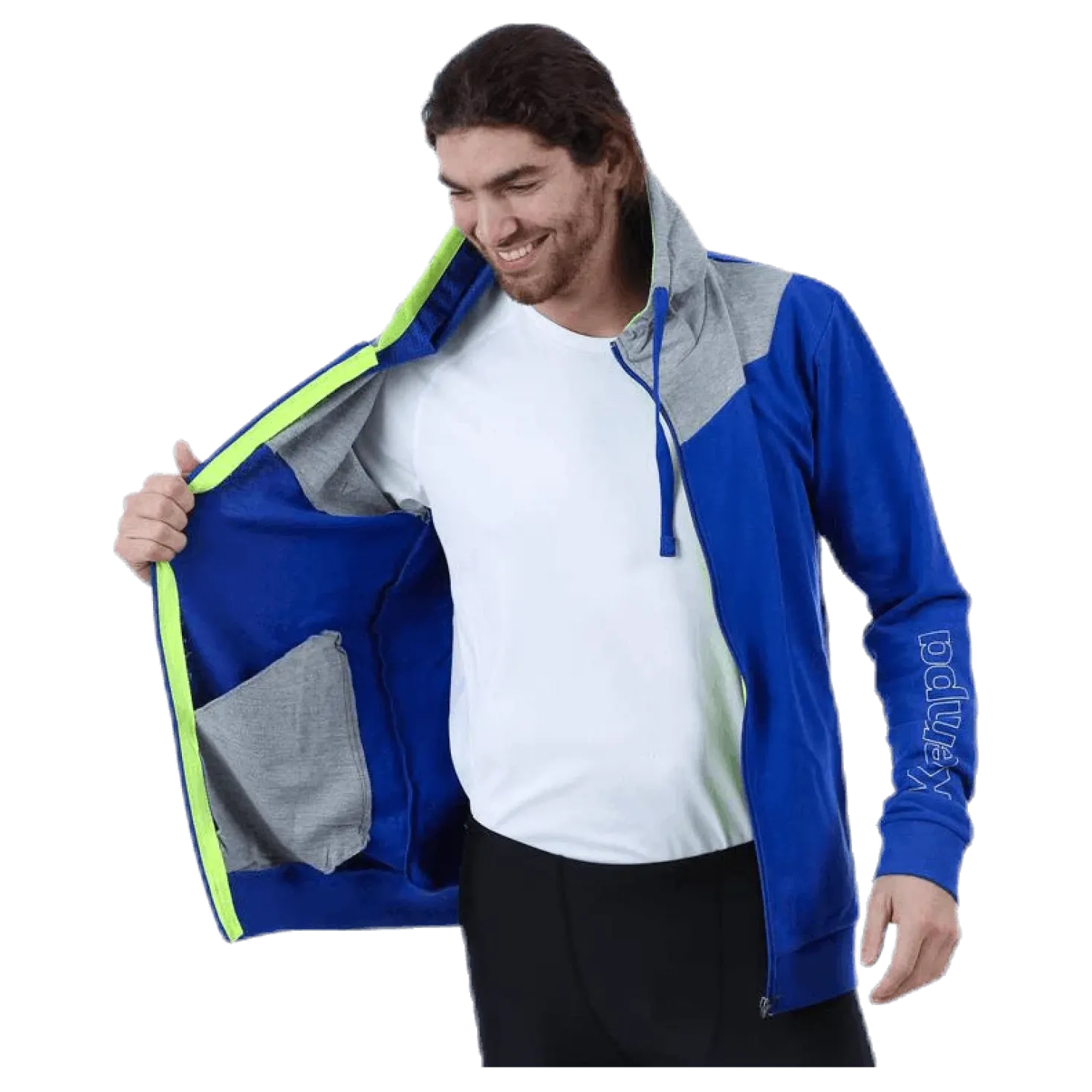 Core 2.0 Hood Jacket Blue/Grey