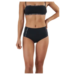 Core Logo Tape High Waist Bikini Brief Black