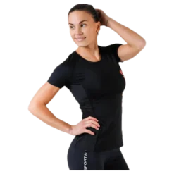 Core Mesh Tee Black