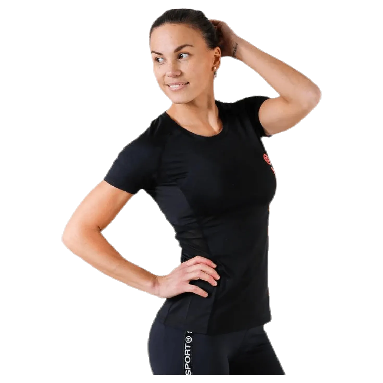 Core Mesh Tee Black