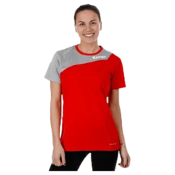 Core 2.0 Shirt W Grey/Red