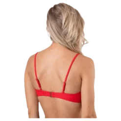 Core Solid Structured Bandeau Red