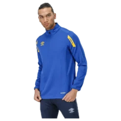 Core Sweat Half Zip Blue/Yellow